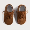 BOY Pepa London Suede Oxford Baby Booties in Brown (20-24EU)