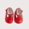 BOY Pepa London T-Bar Pram Shoes in Red (17-20EU)