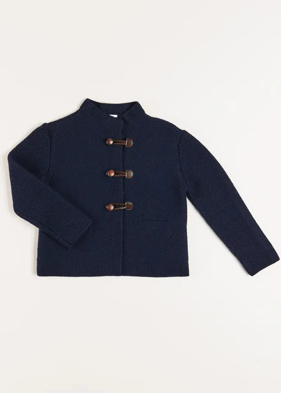 BOY Pepa London Toggle Fastening Cardigan in Navy (12mths-10yrs)