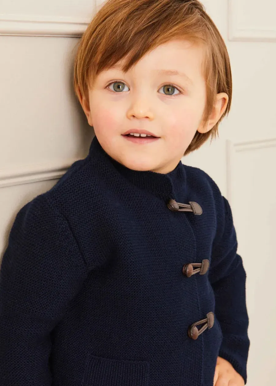 BOY Pepa London Toggle Fastening Cardigan in Navy (12mths-10yrs)