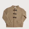 BOY Pepa London Toggle Fastening Knitted Cardigan in Oatmeal (12-10yrs)