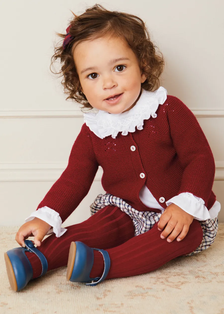 Pepa London Traditional Hand Smocked Blouse in Off White (0-12mths)