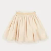 Pepa London Tulle Glittery Skirt in Gold (18M-10Y)