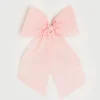 BOY Pepa London Tulle Long Bow Clip In Rose Pink