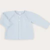 BOY Pepa London Two Button Baby Cardigan In Light Blue (1-9mths)