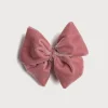 BOY Pepa London Velvet Big-Bow Clip in Pink