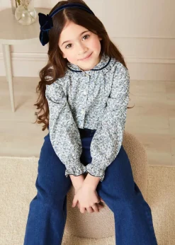 BOY Pepa London Velvet Hair-Band in Navy