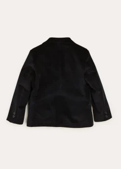 BOY Pepa London Velvet Three Button Blazer Jacket In Black (4-10yrs)