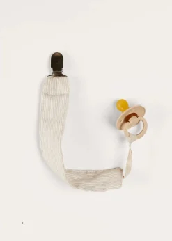 BOY Pepa London Waterford Striped Dummy Clip in Beige