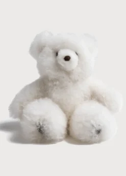BOY Pepa London White Teddy Bear (100% Alpaca Fur)