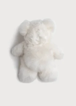 BOY Pepa London White Teddy Bear (100% Alpaca Fur)