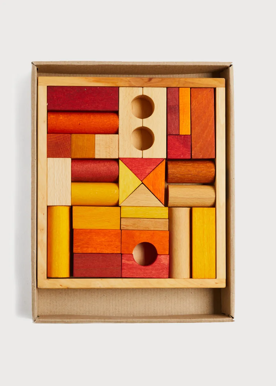BOY Pepa London Wooden Blocks in Red